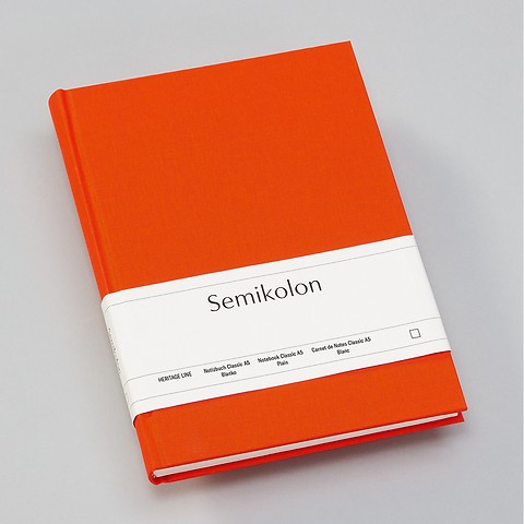 Notebook Classic | A5 | Orange | Plain