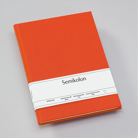 Notebook Classic B5 Orange Plain