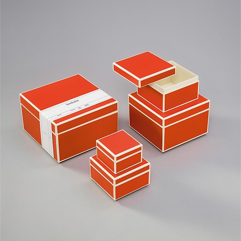 Set of 5 Gift Boxes, orange