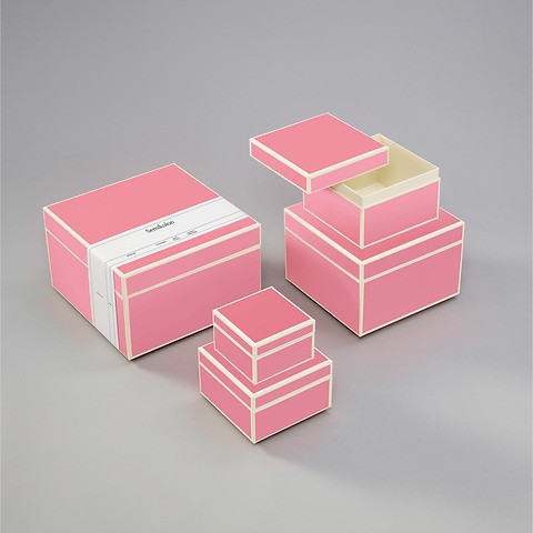 Set of 5 Gift Boxes Flamingo