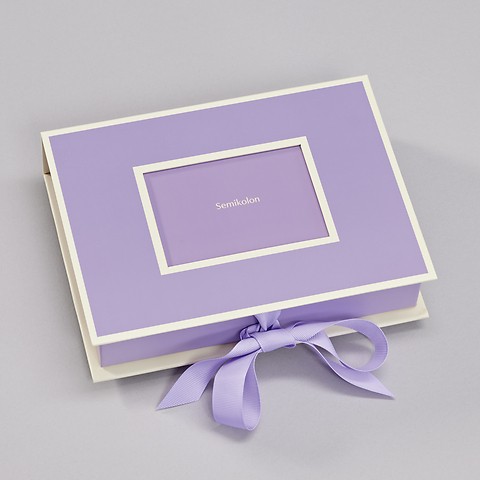 Photo Box Small Lilac Silk