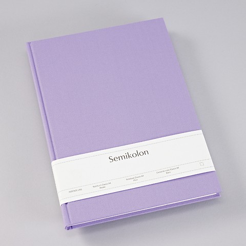 Notebook Classic A4 Lilac Silk Plain