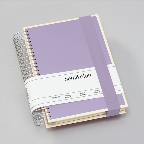 Spiral Notebook Mucho A5 Lilac Silk