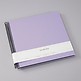 Spiral Photo Album Large | Black Pages | Lilac Silk
